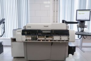 Modern office workstation representing AI process automation cost savings